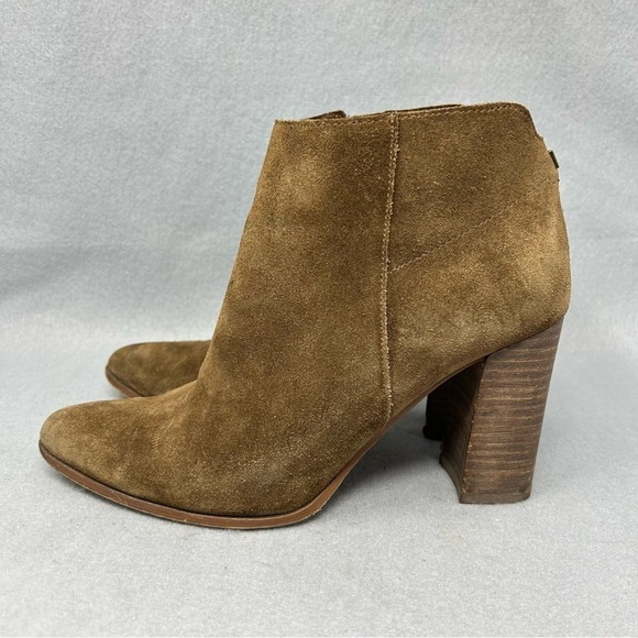 Ivanka Trump Brown Carver Suede Ankle Boots, Size 8 - Picture 4 of 12